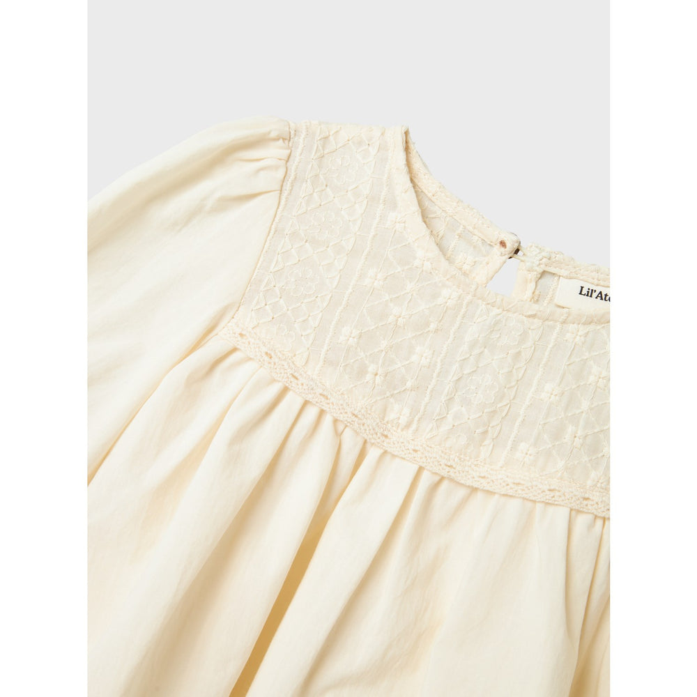 Køb Lil'Atelier Turtledove Daisy Loose Skjorte