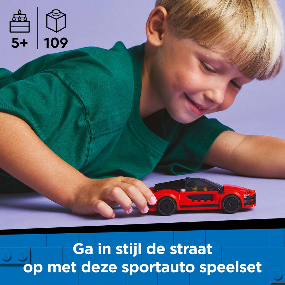 LEGO City rode sportwagen 60448