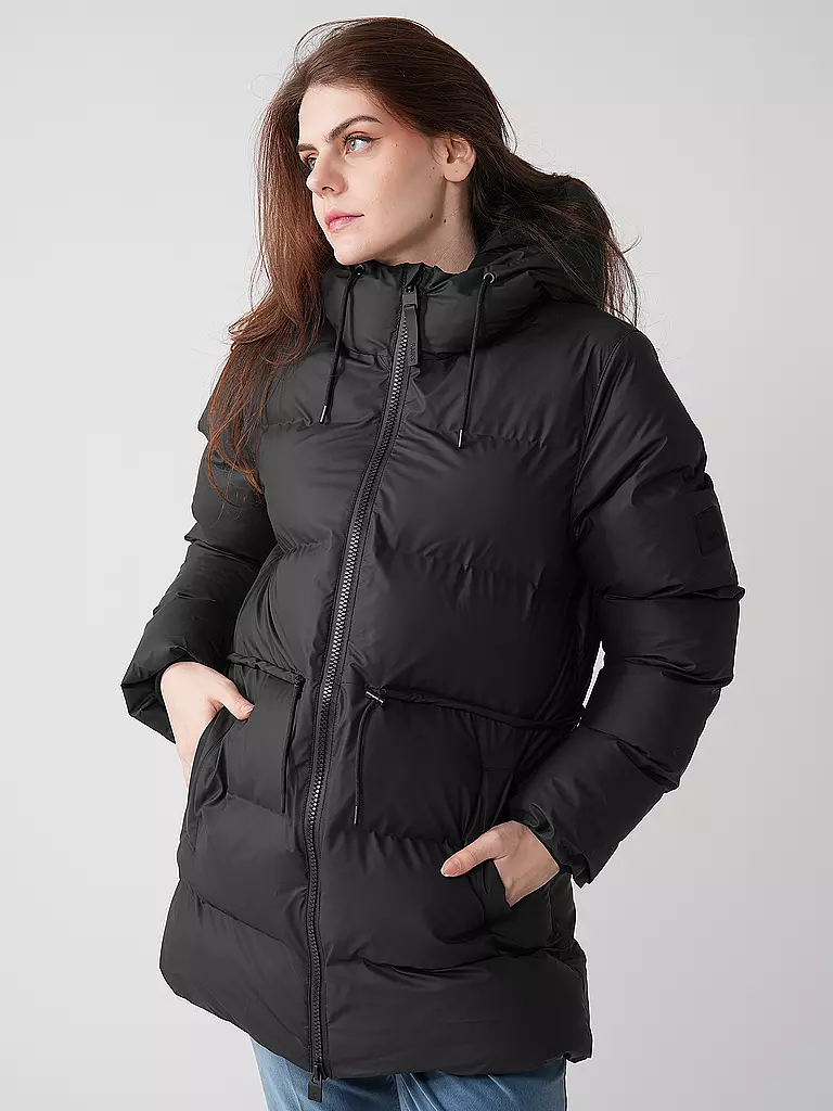 RAINS Steppmantel ALTA schwarz