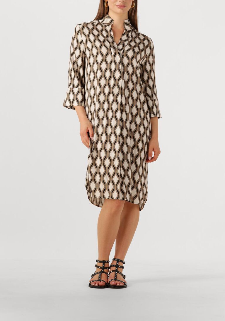beige dea kudibal midi jurk kamilles