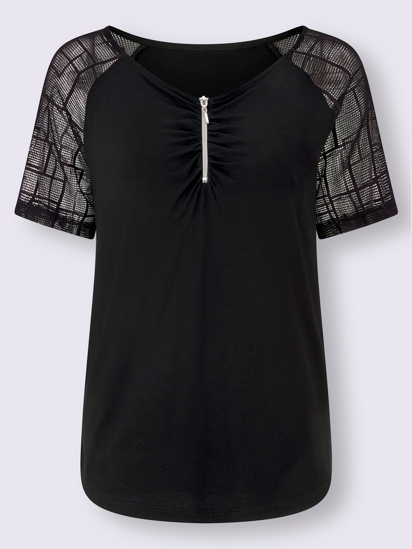 T-shirt en dentelle viscose