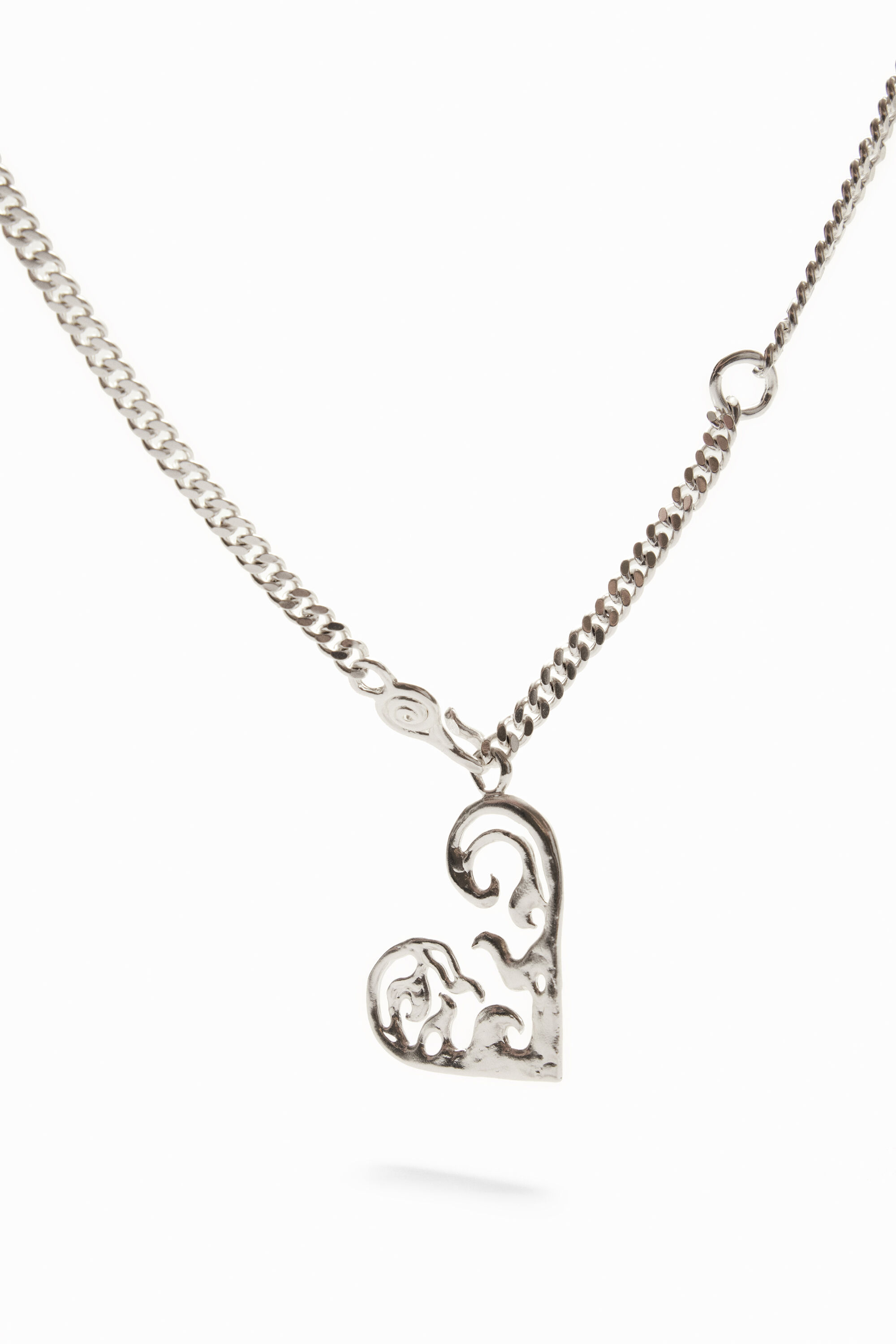 Collier petit cœur plaqué argent Zalio