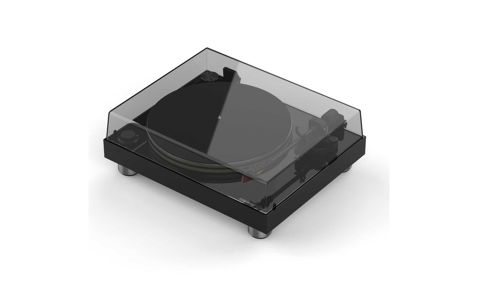 Plattenspieler HiFi Turn7 Schwarz<br>Hochwertiges USB-Plattenspielersystem mit Riemenantrieb