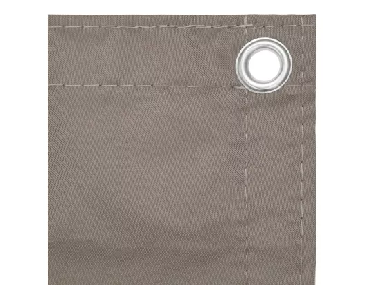 Écran de balcon Taupe 90x500 cm Tissu Oxford