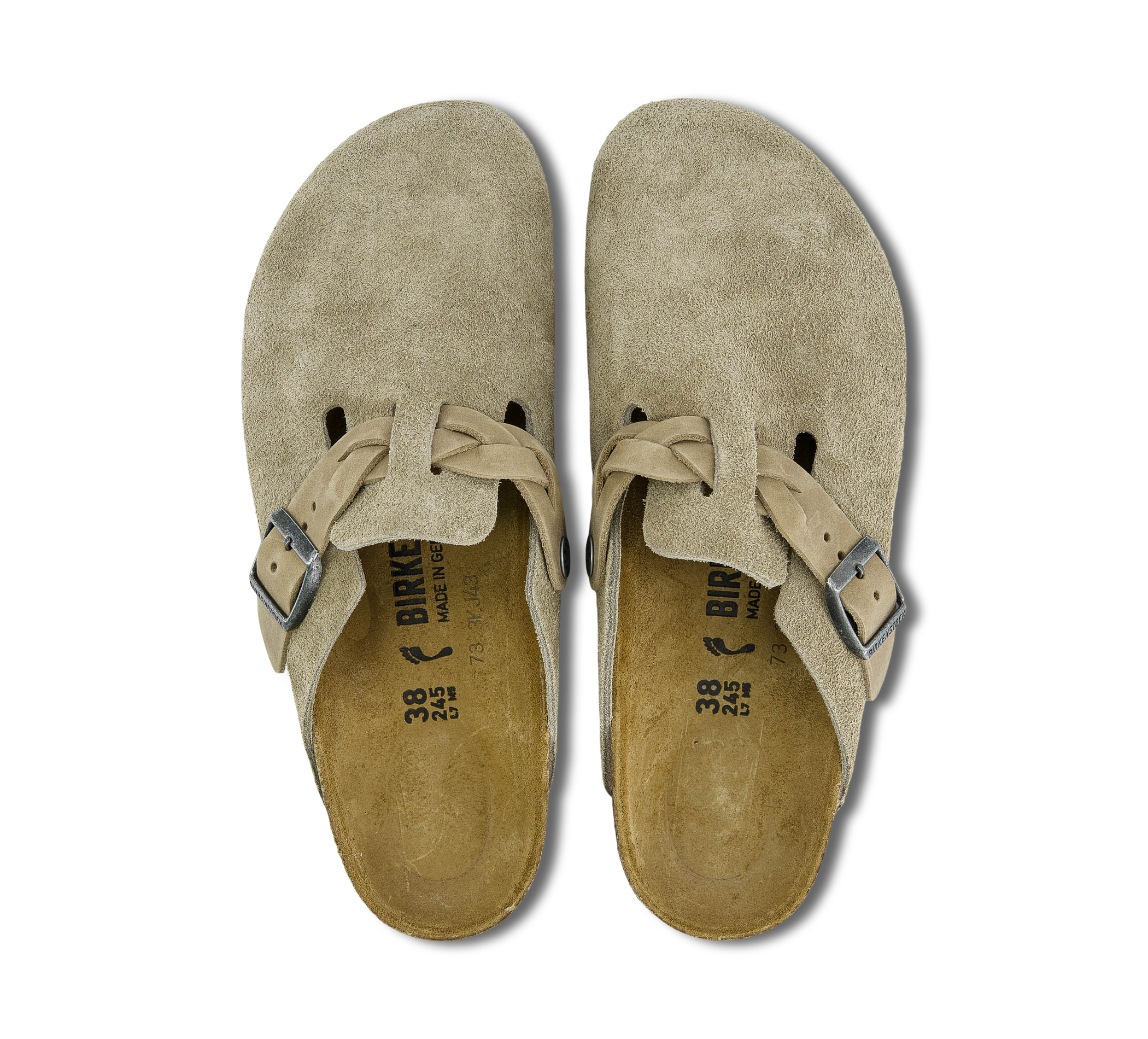 Birkenstock Boston beige/taupegrau