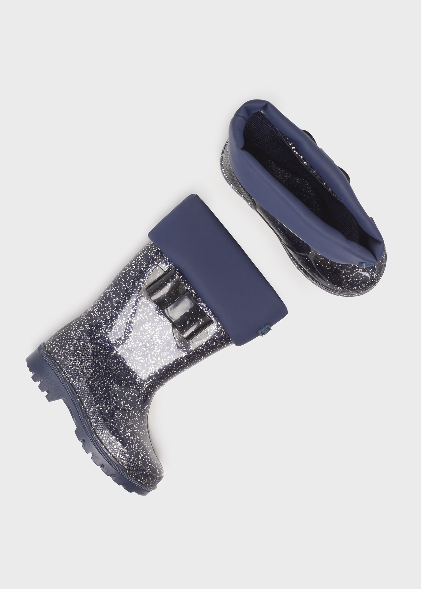 bota de chuva infantil com glitter