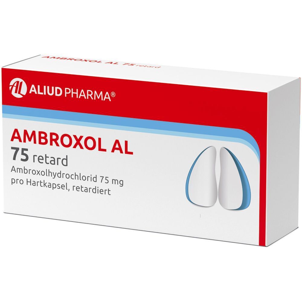 Ambroxol AL 75 retard zur Erleichterung des Abhustens bei erkältungsbedingter Bronchitis (Schleimlöser)