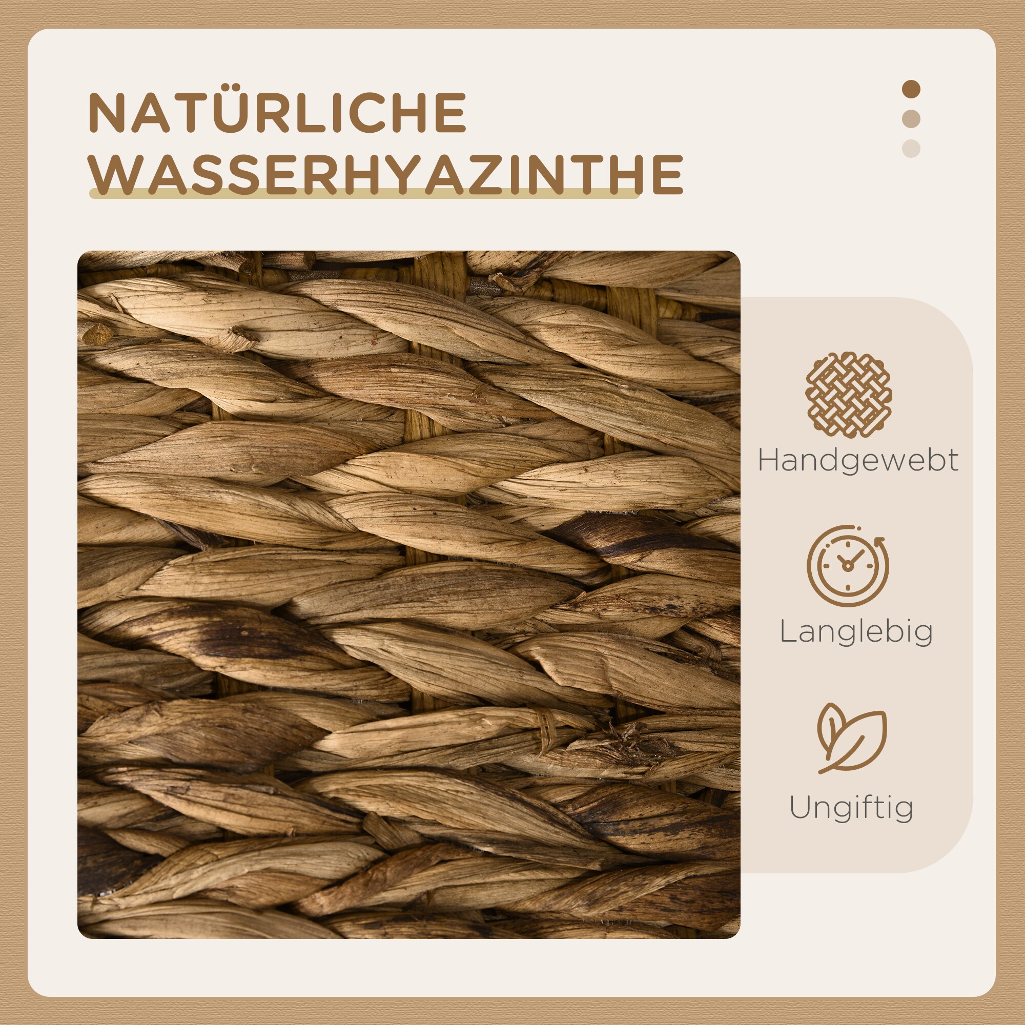 PawHut Katzenturm mit Kissen und 3 Eingängen braun 40L x 40B x 73H cm