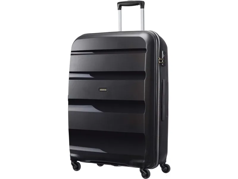 American Tourister Bon Air, Spinner, Sort, Polypropylen (PP), 4 hjul, 1 stk, 83 L