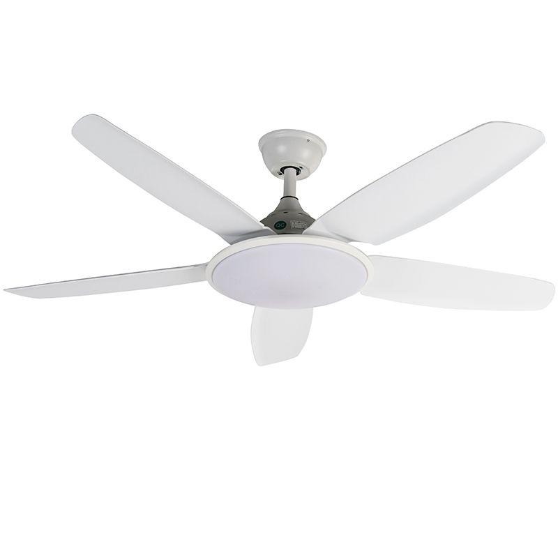 Plafondventilator wit 130cm incl. LED dimbaar met afstandsbediening - Vifte