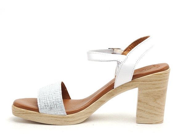 Eva frutos nu pieds talons femme 990 blanc
