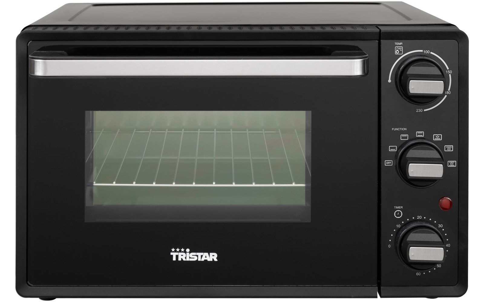 Tristar Minibackofen 19 Liter schwarz