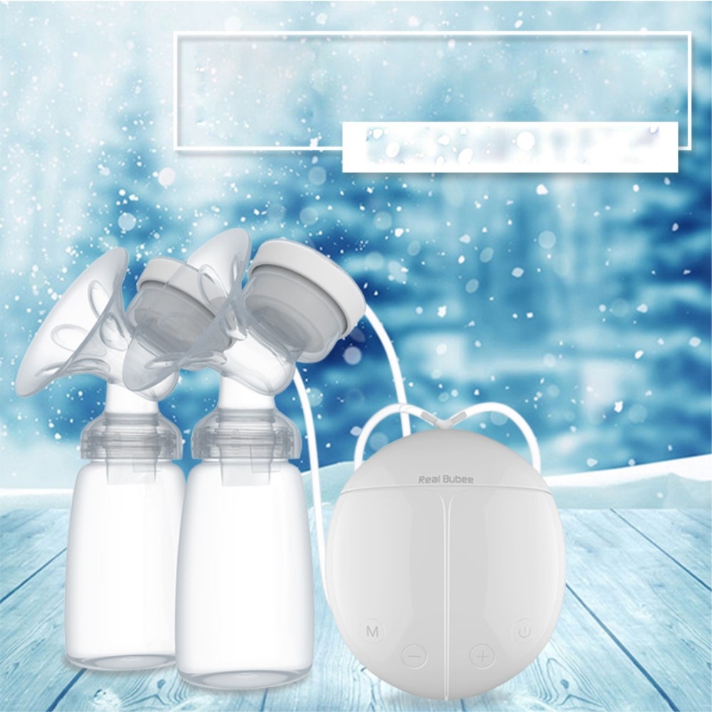 (300ml) Dual USB Milchpumpe Elektrische Brustpumpe - Transparent