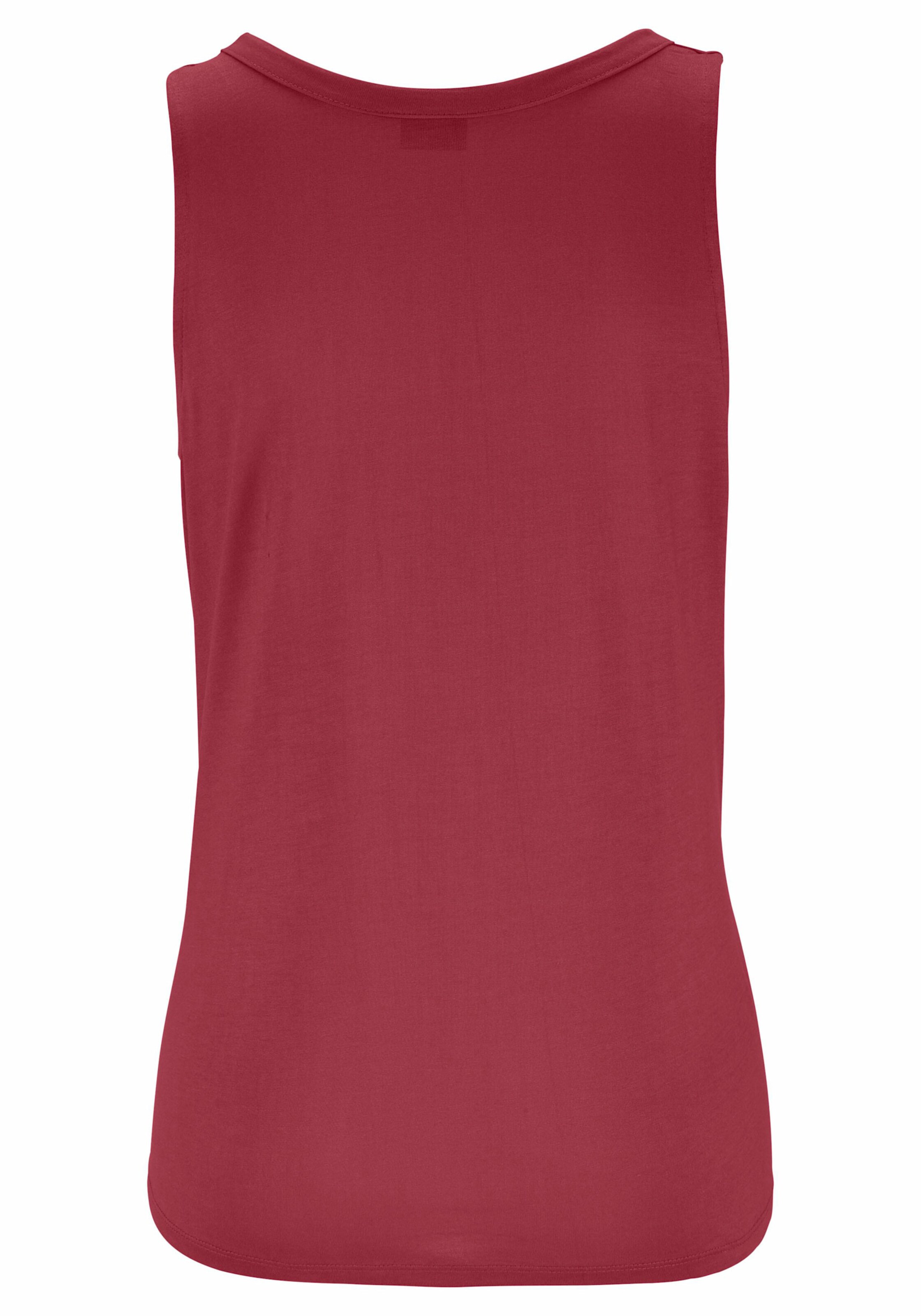 LASCANA Tanktop in kaminrot