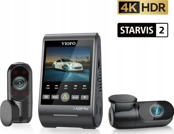 VIOFO videooptager VIOFO A229 PRO 3CH-G GPS