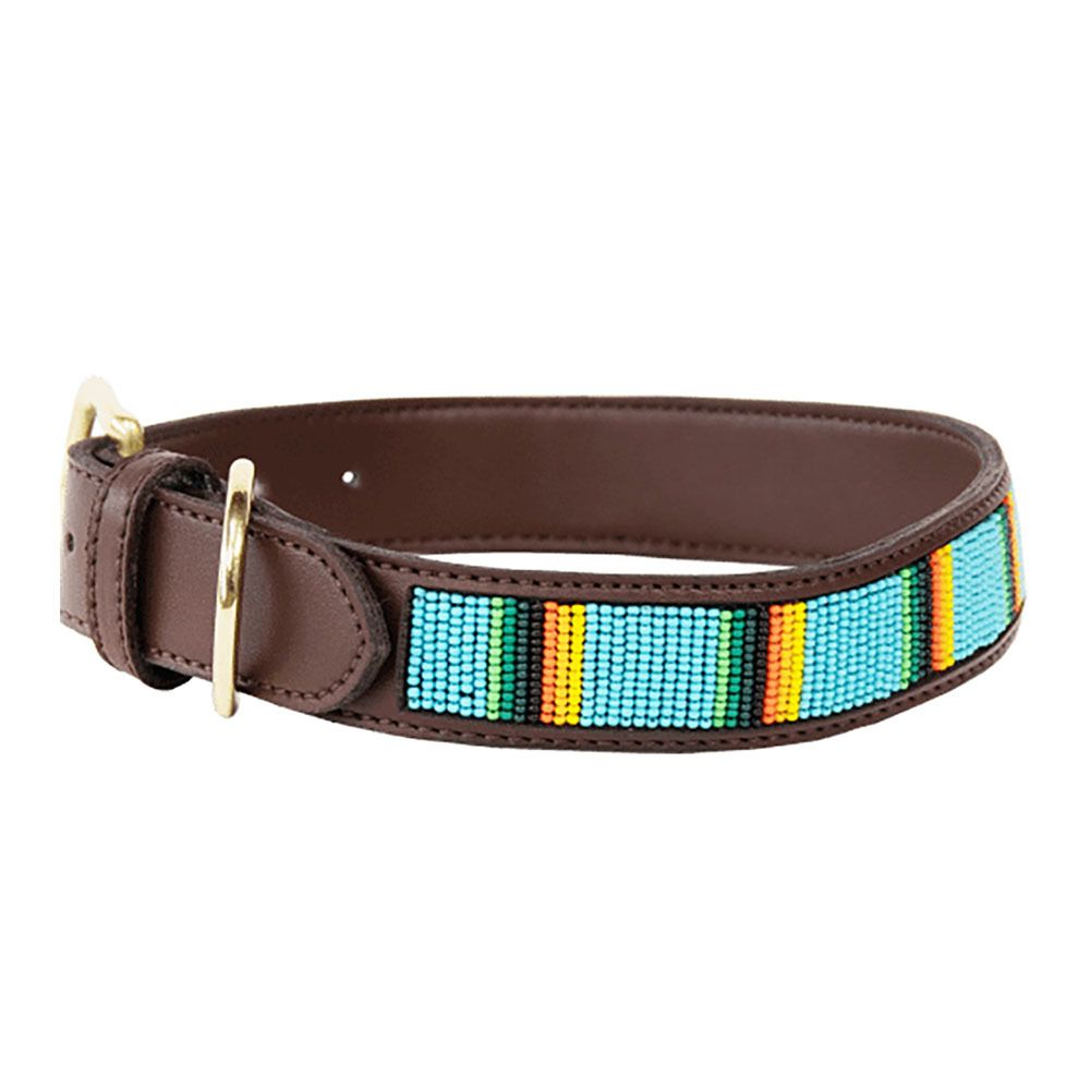 Kentucky PEARLS -  Collier pour chien bleu clair