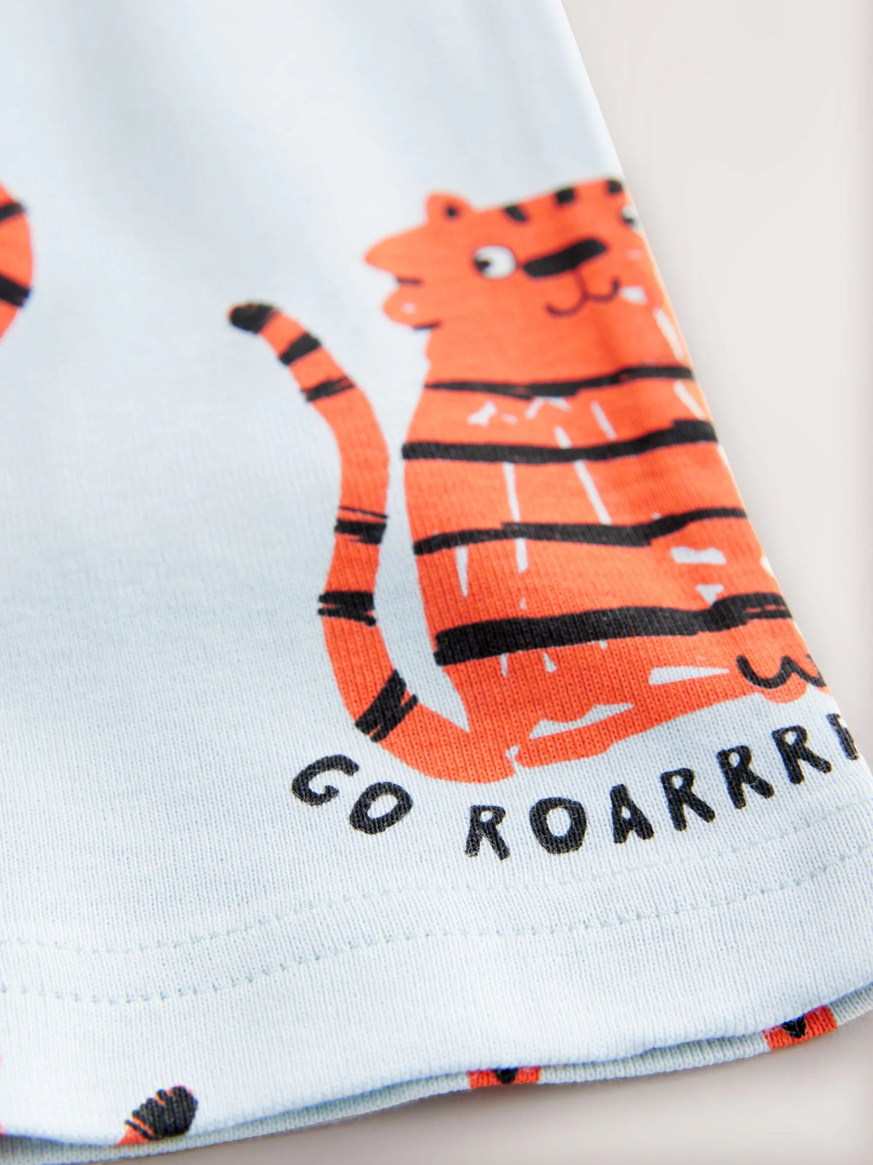 Vrolijk gekleurde dierenprint - 100% katoenen hemden set van 5 (1.5 - 8 jr)