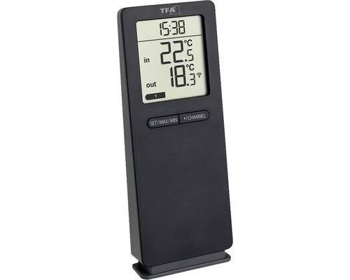 Draadloze thermometer LOGOneo TFA zwart