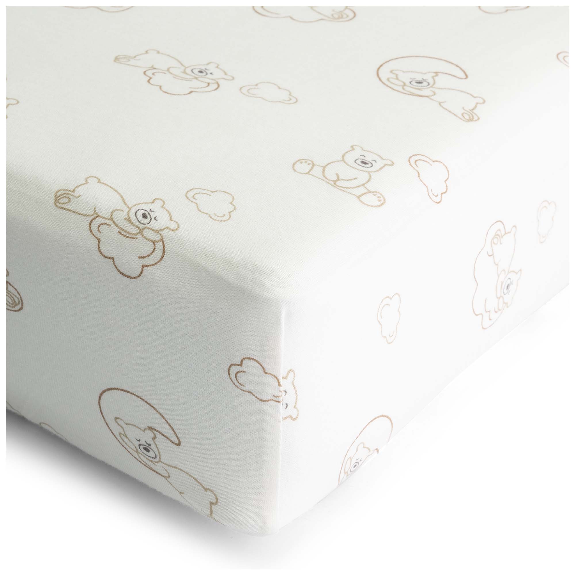 Prénatal ledikant hoeslaken Beren wit kopen? - shop online - Prénatal