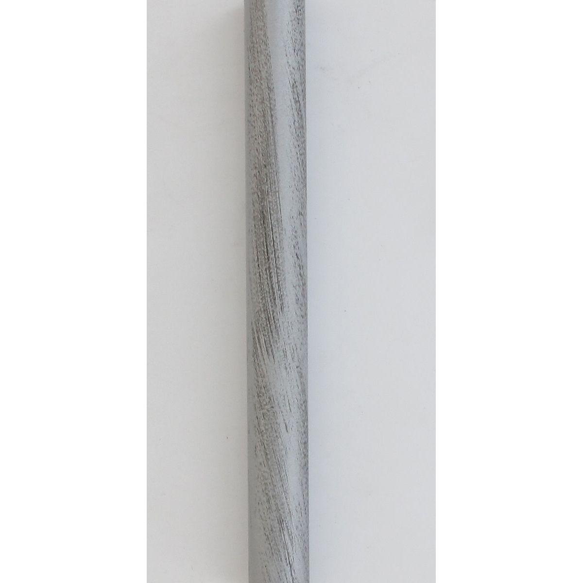 TUBE FER FORGE D20 1.50 M ARGENT NOIR