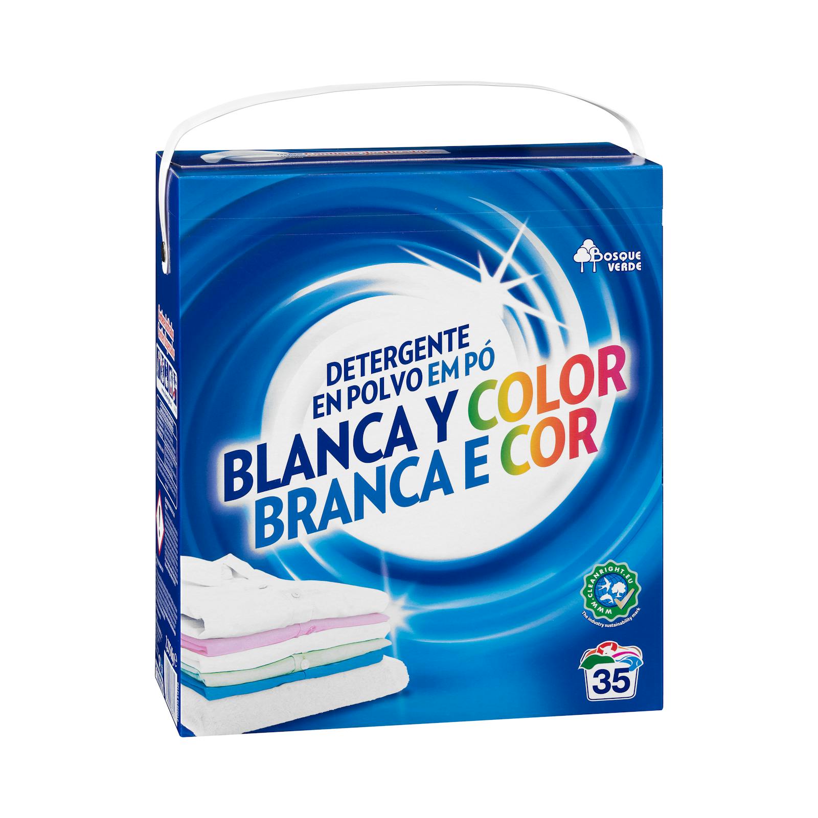 Lessive en poudre Forest Green pour vêtements blancs et colorés