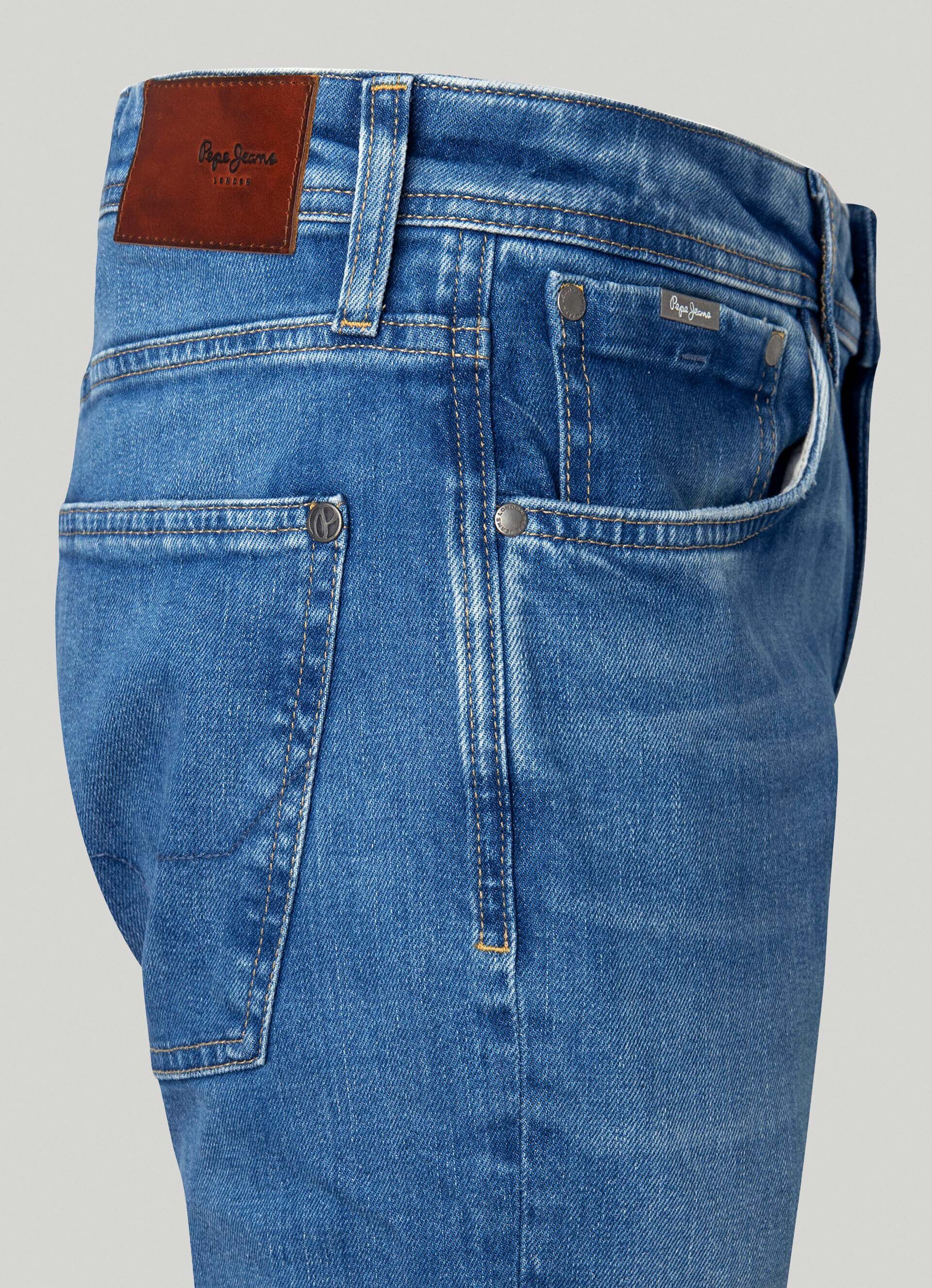 Calça jeans CASH FIT com cintura regular - jeans