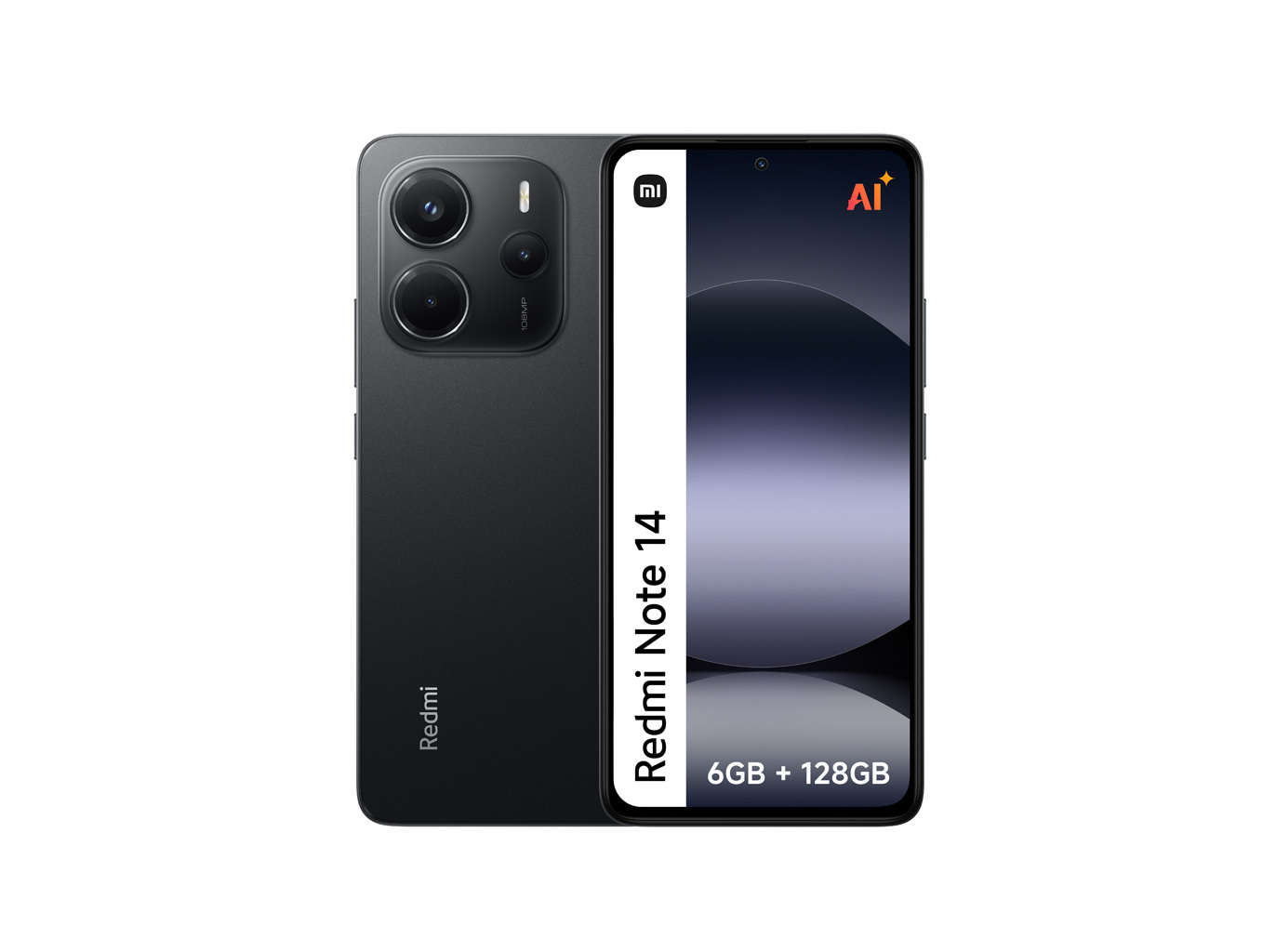 SMARTPHONE XIAOMI REDMI NOTE 14 6GB 128GB PRETO