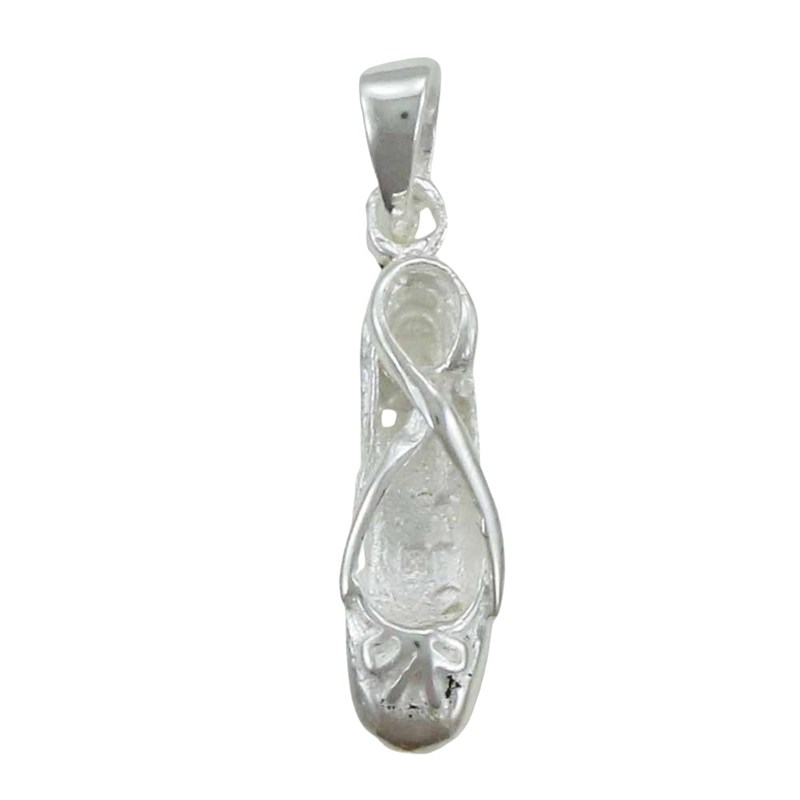 Pendentif chausson de danse - Argent massif