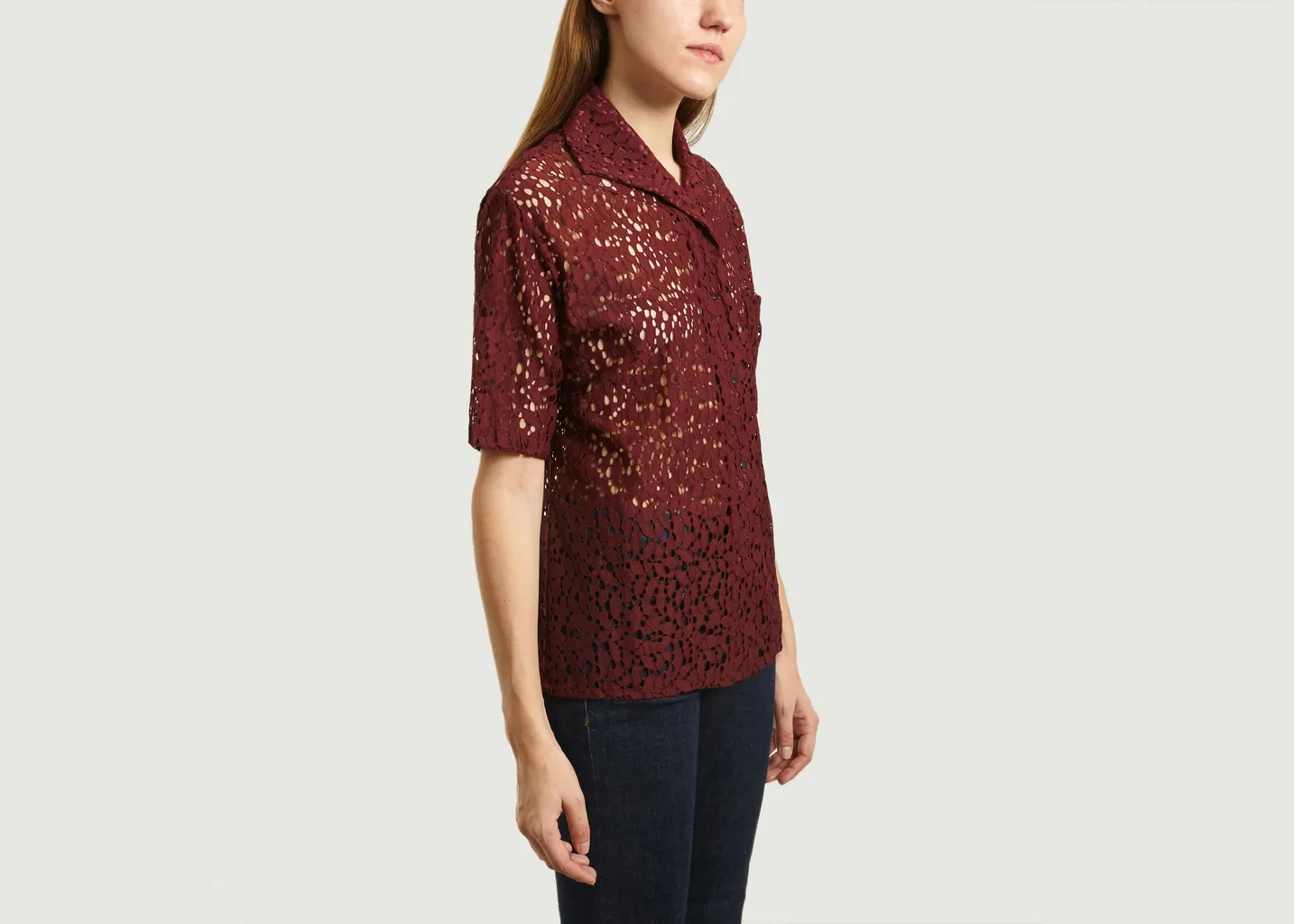 Chemisier Cuba Lace Manches Courtes Roseanna