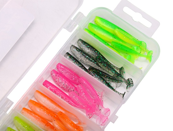 Kit Fish4All Mini Soft Shad 32 & 42mm (30 Pièces)