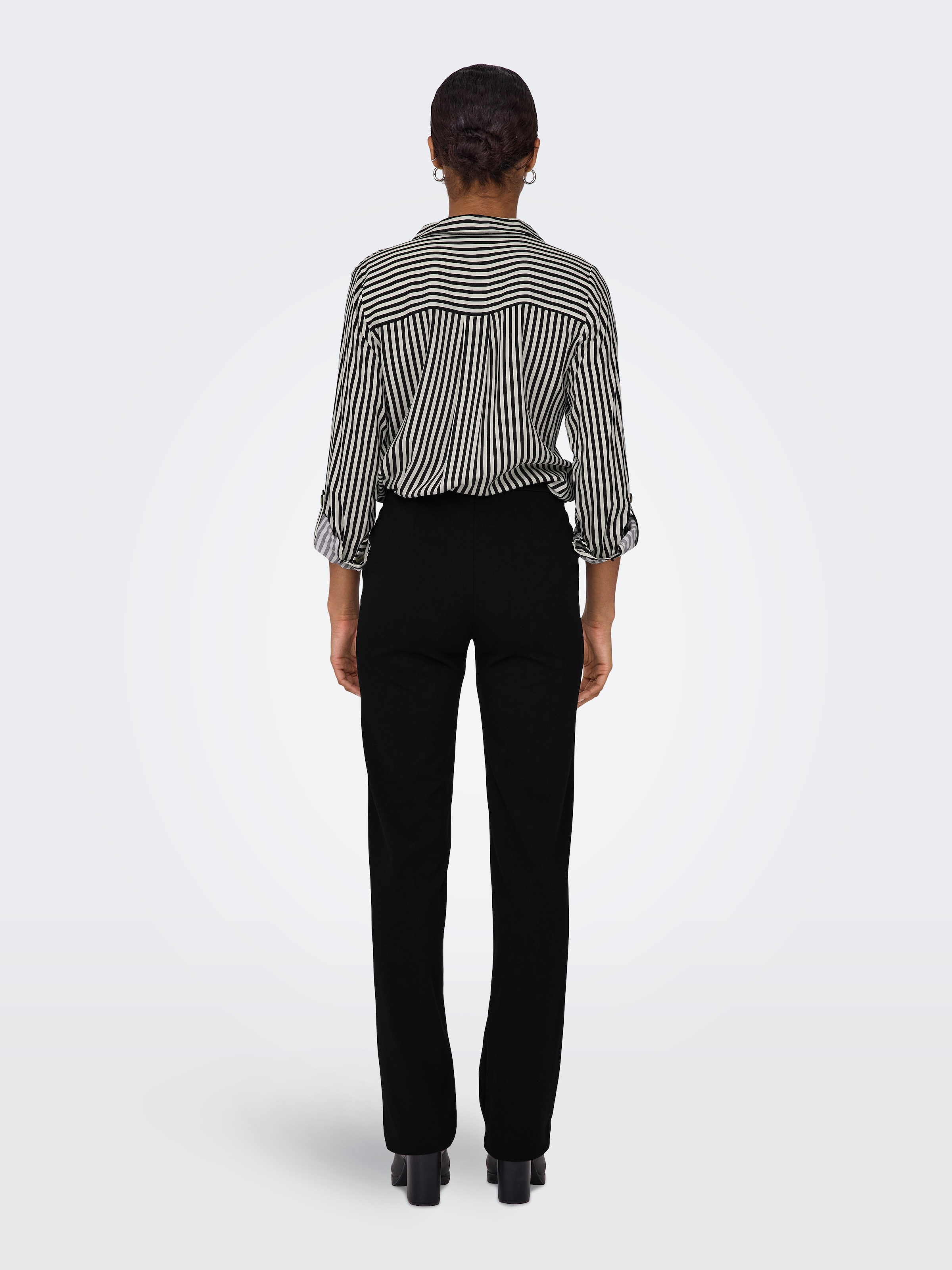 ONLY Anzughose »ONLRAFFY – Hose mit geradem Bein und Stretchkomfort«  gerade Form, modisch, Web, Materialmix