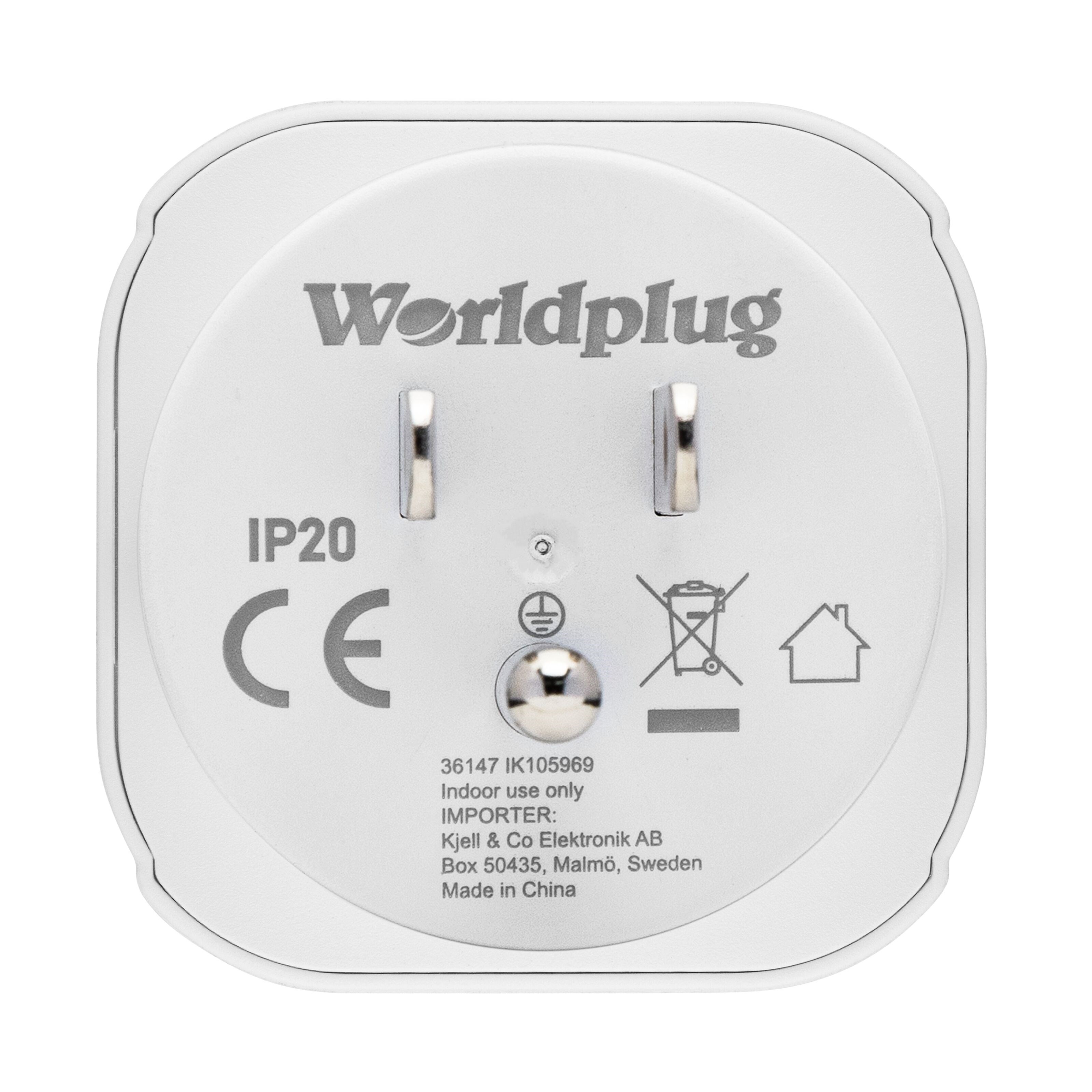 Luxorparts Jordet reiseadapter USA