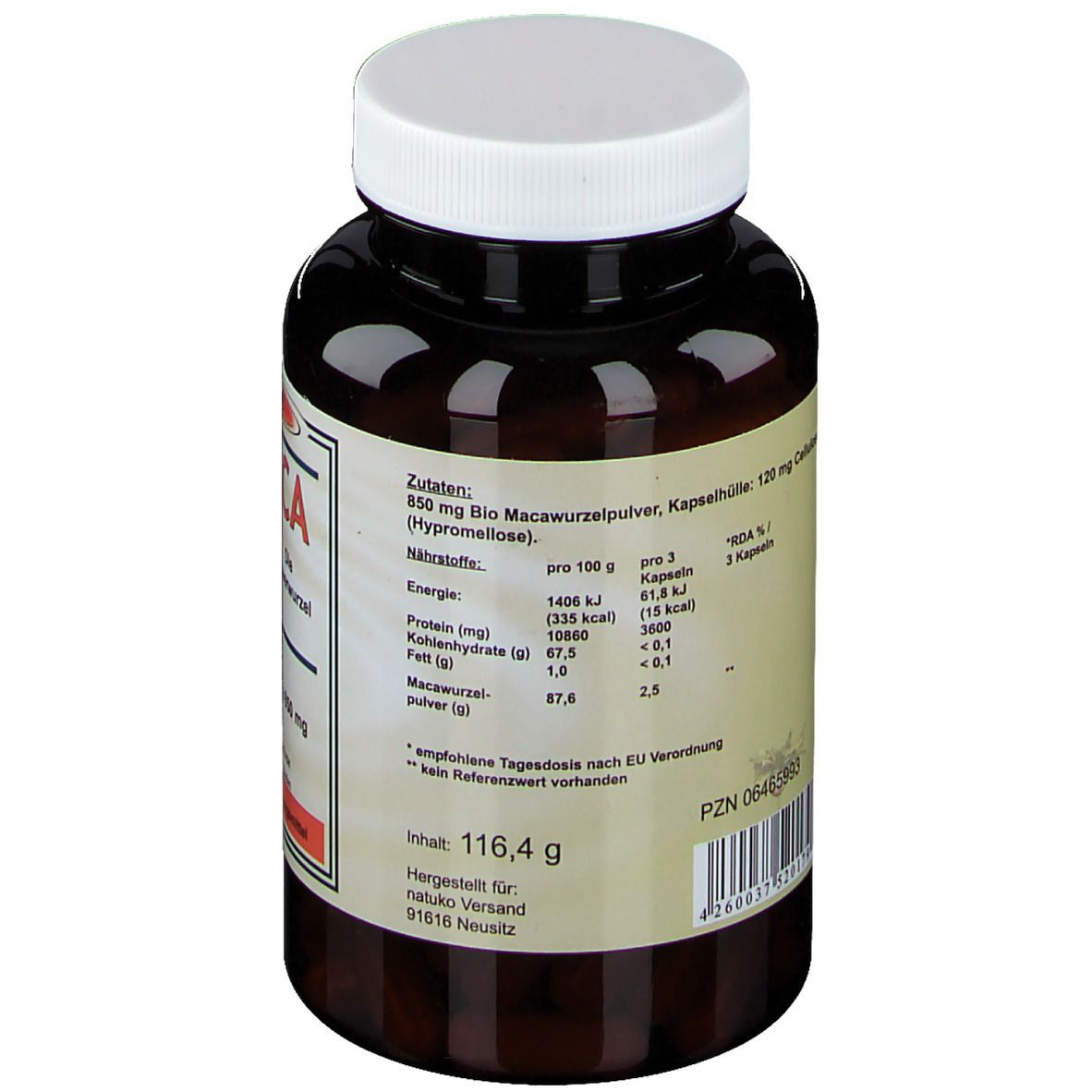 nakuto® MACA 850 mg