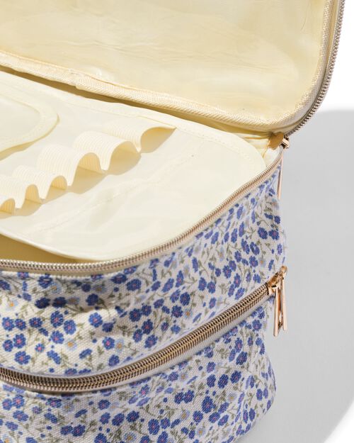 beautycase avec organiseur 17x25x15 toile
