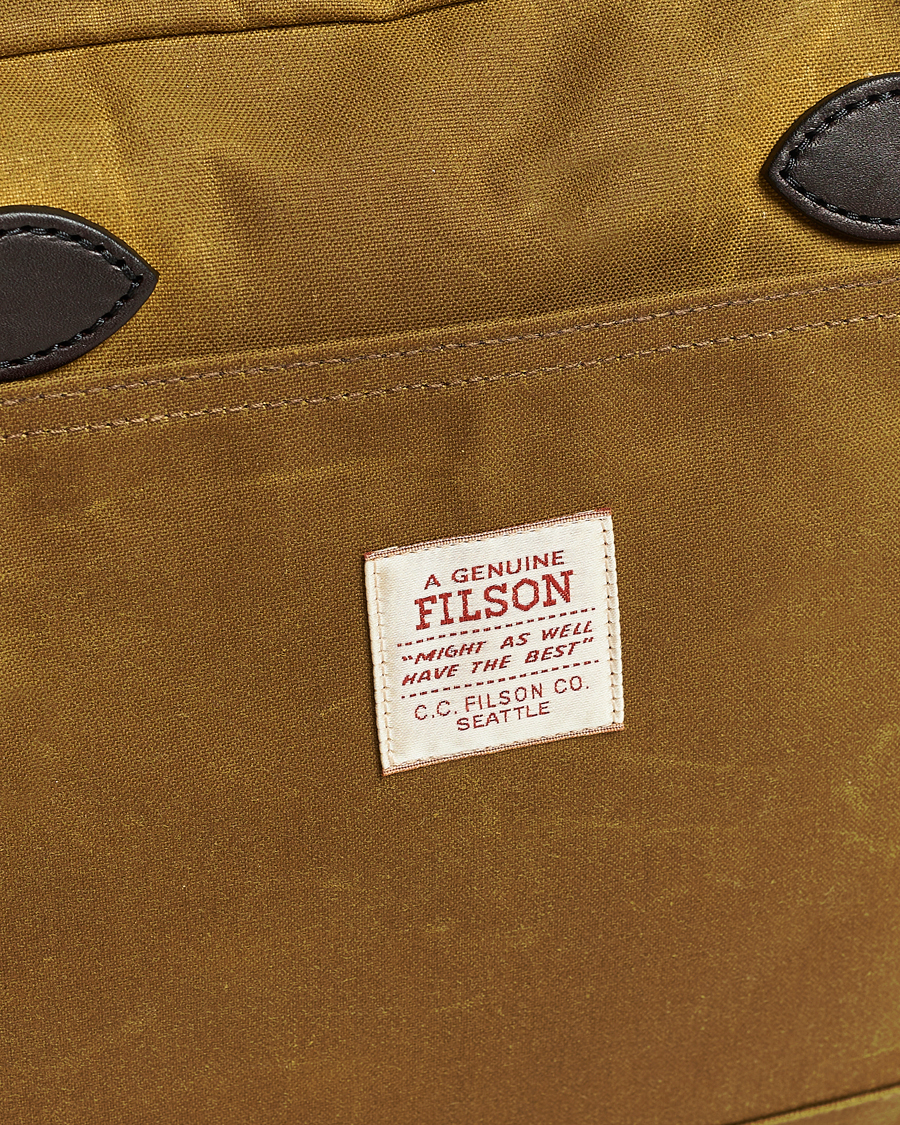 Filson Tin Cloth Compact Briefcase Dark Tan