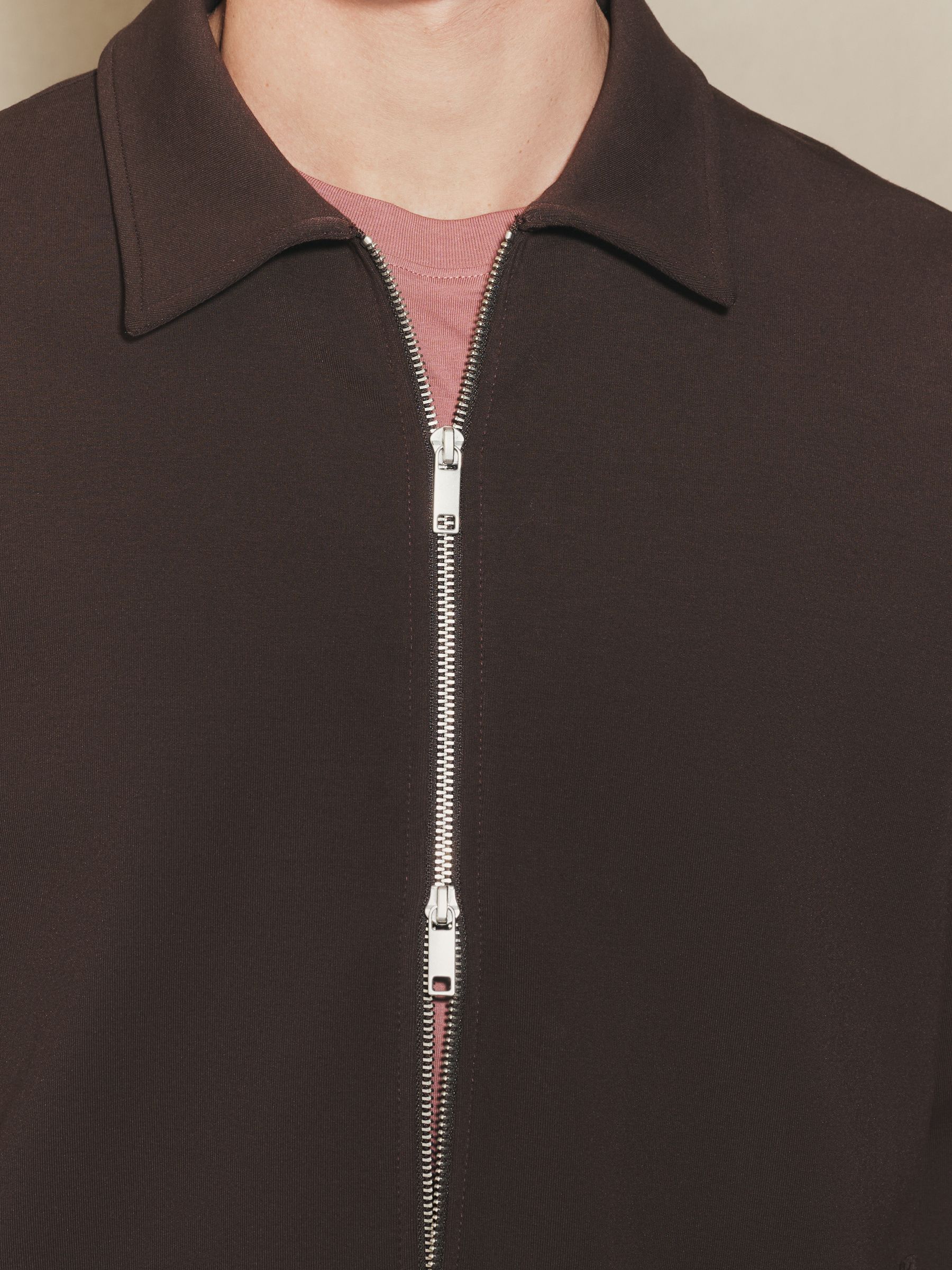 Chocoladebruin - EDIT Overshirt met lange mouwen