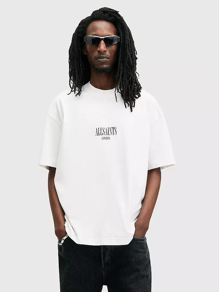 ALLSAINTS T-Shirt GEIST weiss