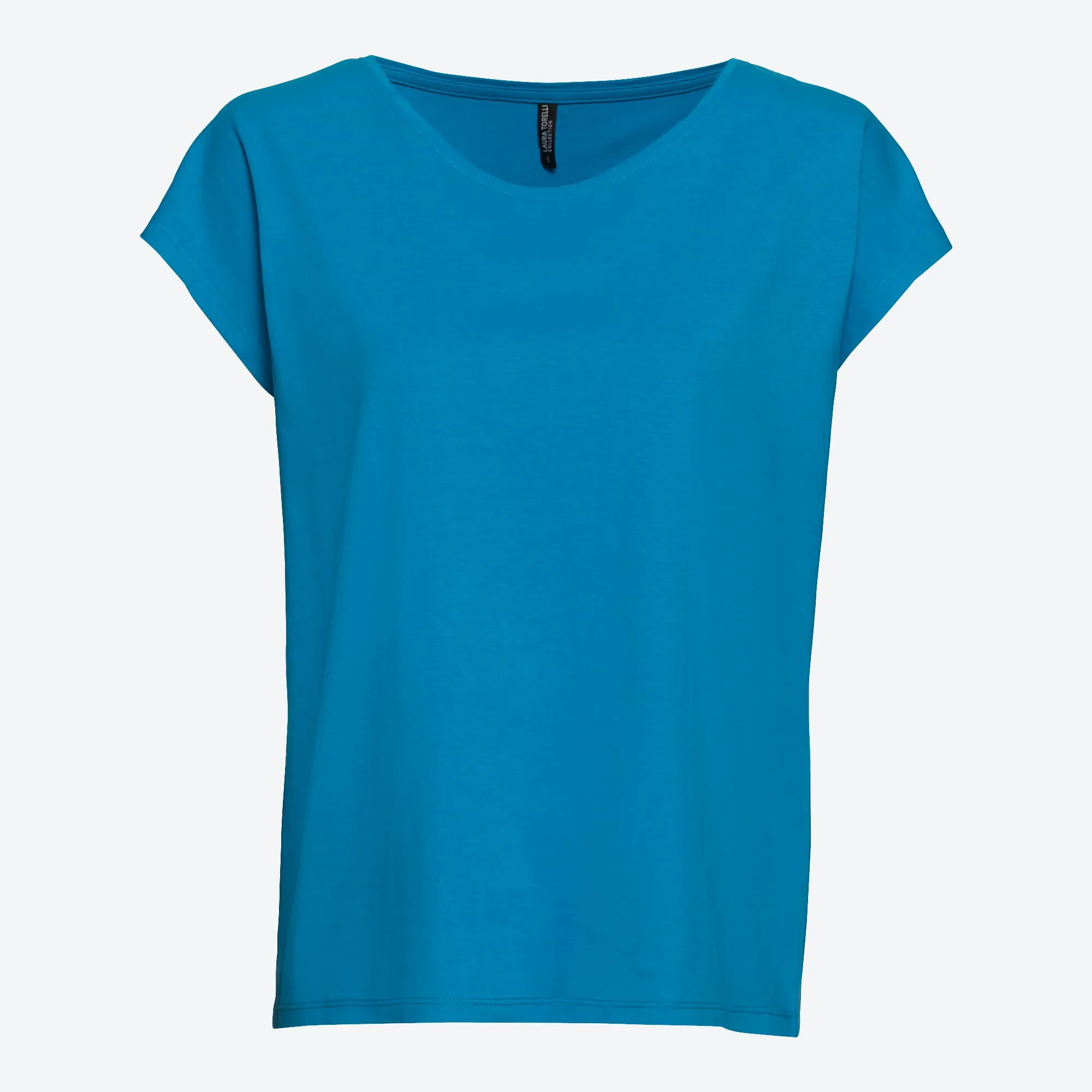 Damen-T-Shirt mit Zierknöpfen