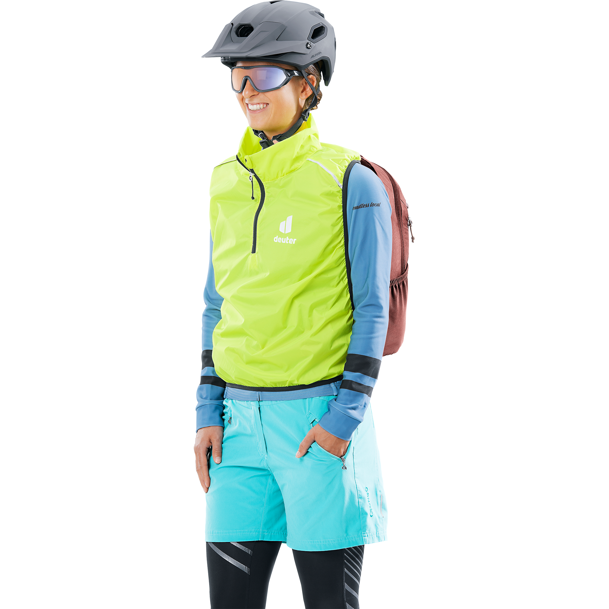 deuter Superbike 16l SL Bike Rucksack Damen raisin caspia