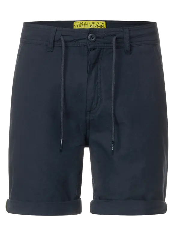 Regular Fit Chinoshorts - deep sea blue