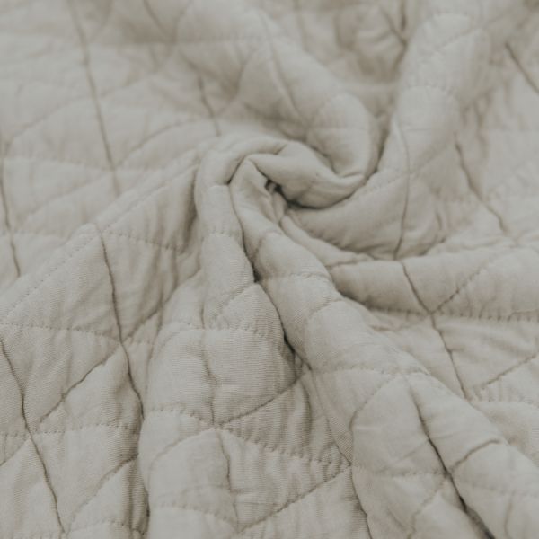 Bamboom Wrinkled Ledikantdeken - Grijs