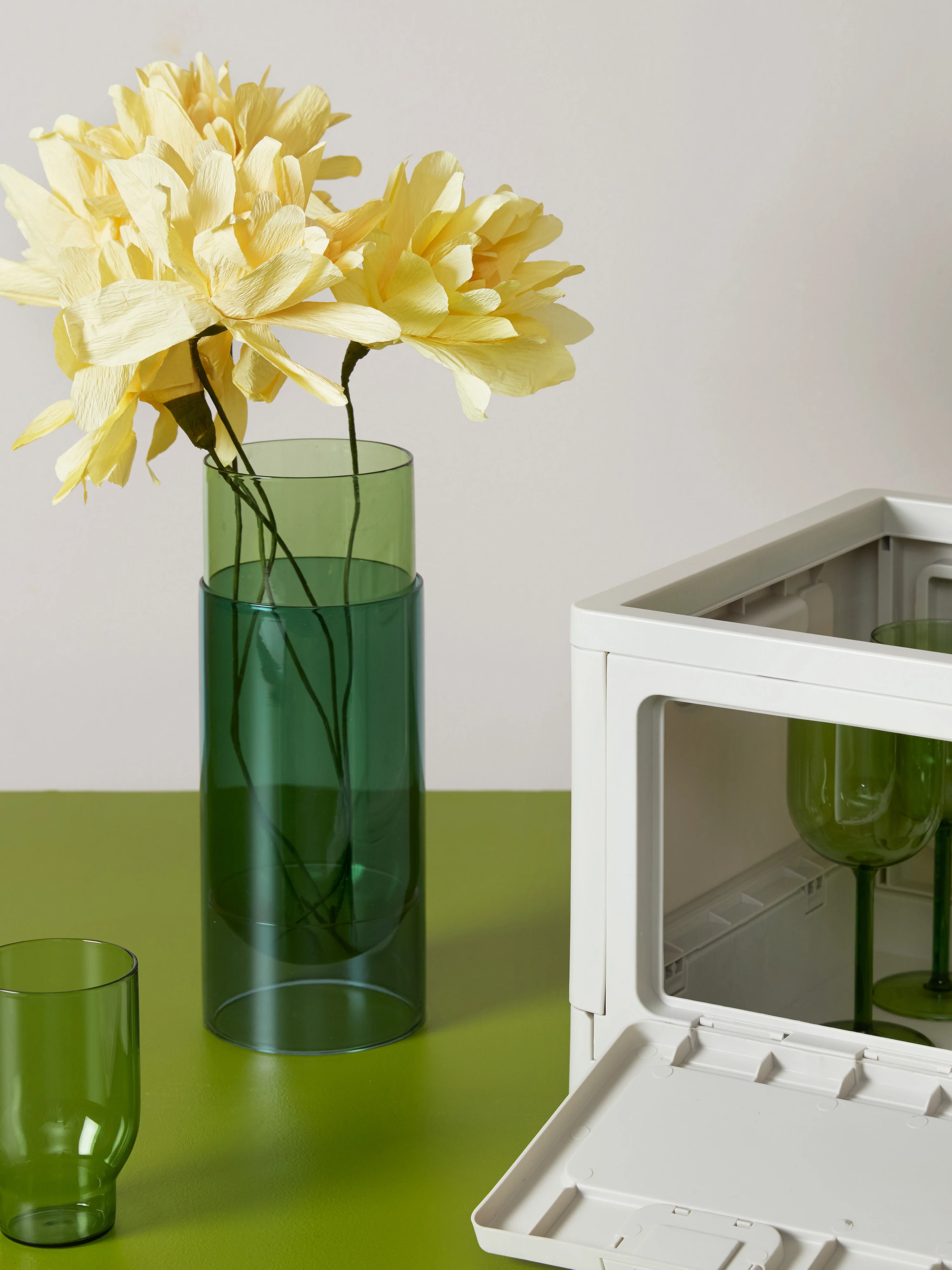 Handgemaakte kunstbloem Cottage Rose