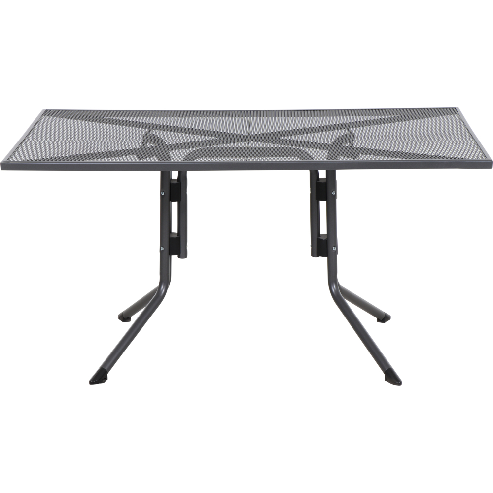 Gartentisch ELDA - matt anthrazit - 140x90 cm
