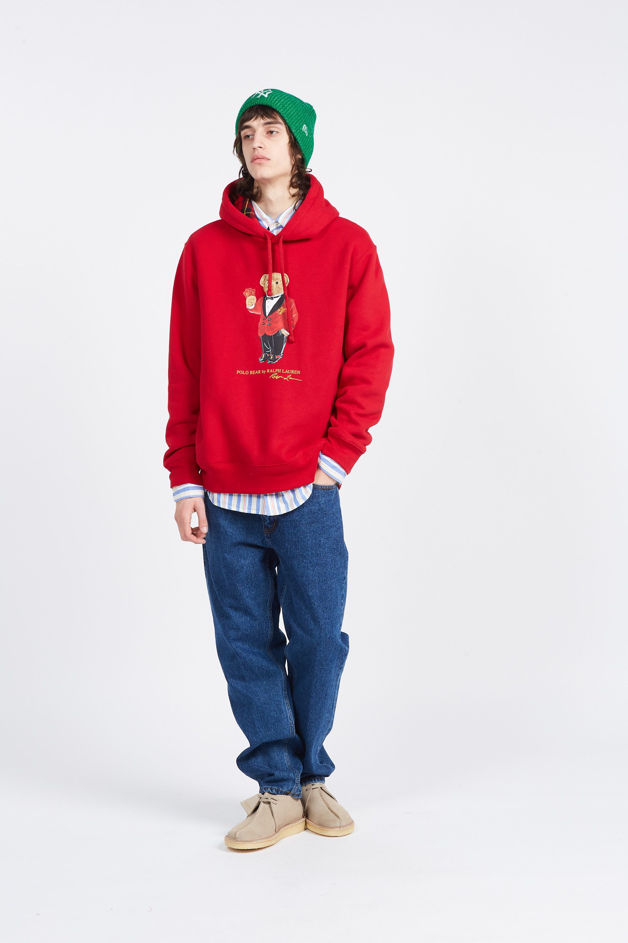 POLO RALPH LAUREN Hoodie MAGIC FLEECE Rouge