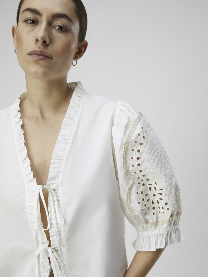 Object OBJBRODERA S/S TOP 132 White sand