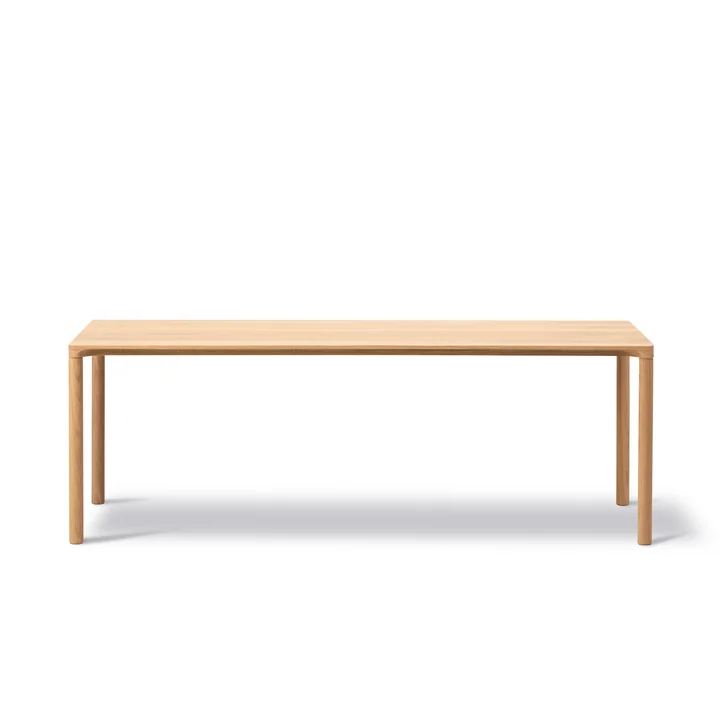 Fredericia - Piloti Sofatisch, 39 x 120 cm H 35 cm, Eiche hell geölt