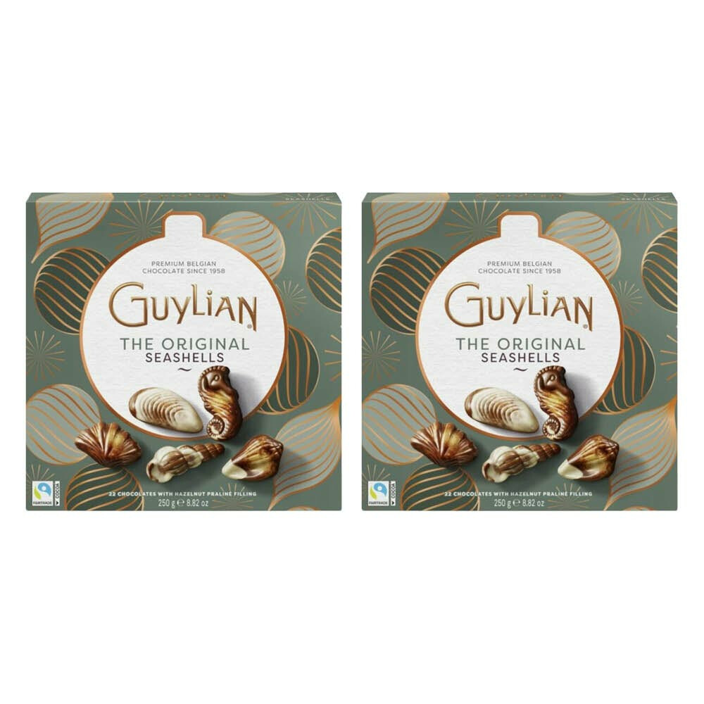 2x Guylian Chocolade Zeevruchten Original Xmas250 gr