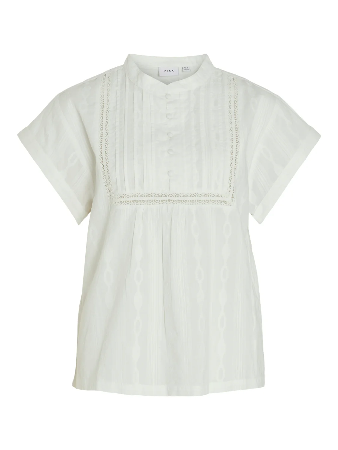 Vila  Viomma S/S top - Cloud Dancer