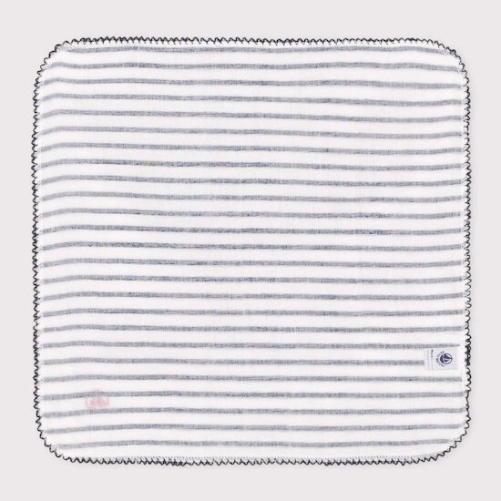 Mouchoir bébé en gaze   Marshmallow/Smoking        de               Petit Bateau