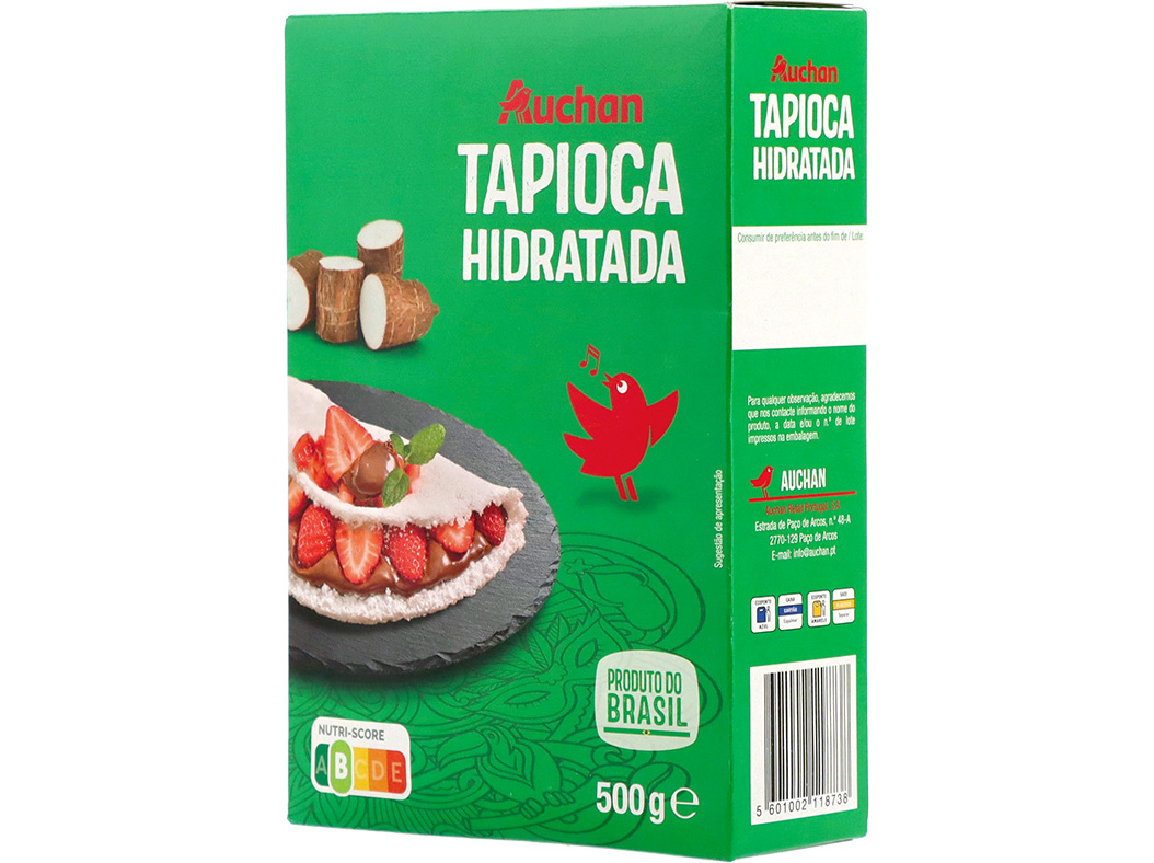 TAPIOCA AUCHAN HIDRATADA 500G